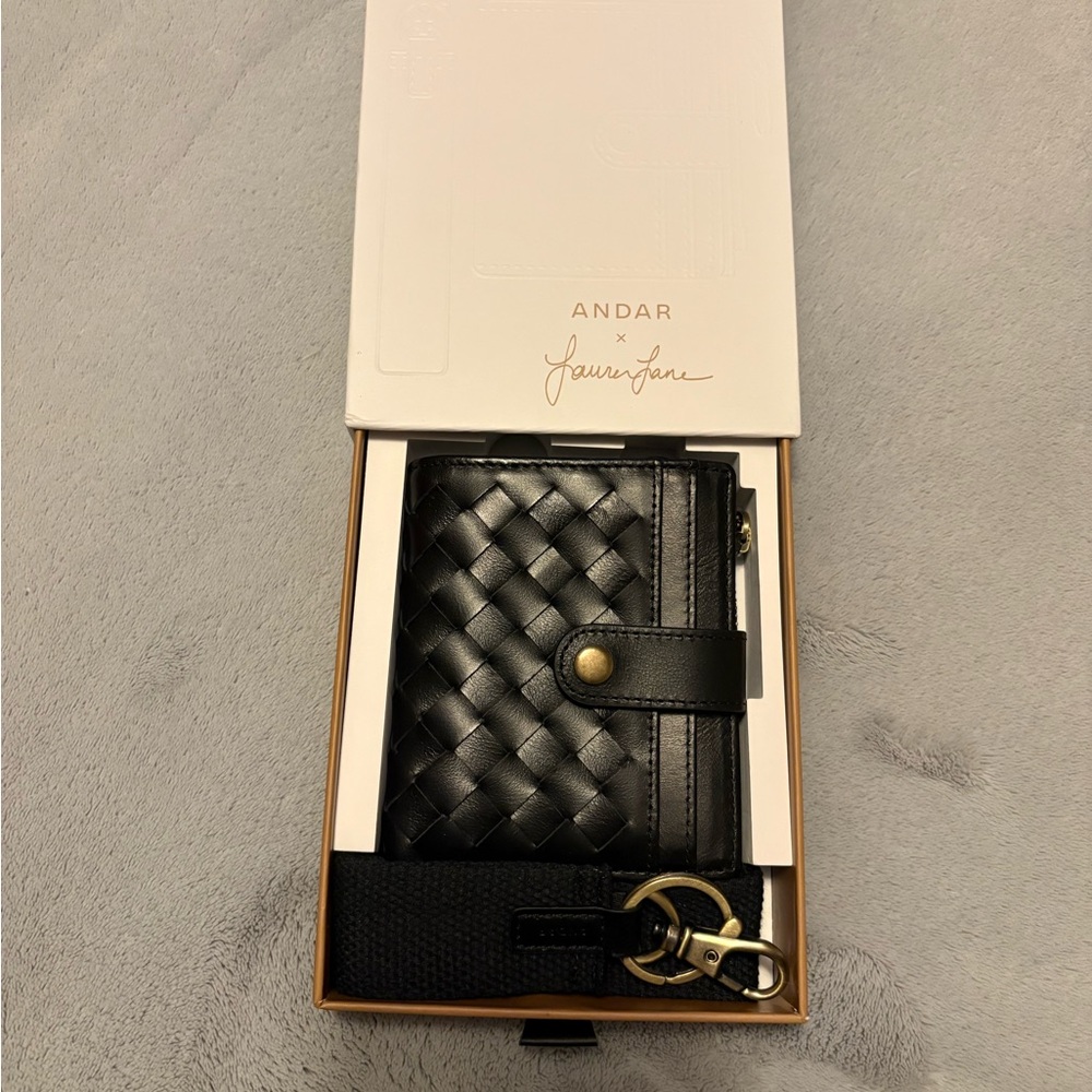 Andar The Lo Wallet - Black Woven